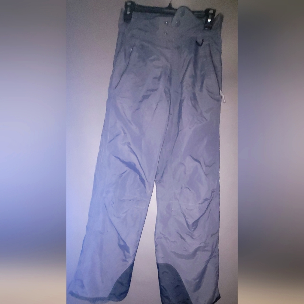 Columbia Girls Grey Snow Pants Omni-sheild waterproof Size S